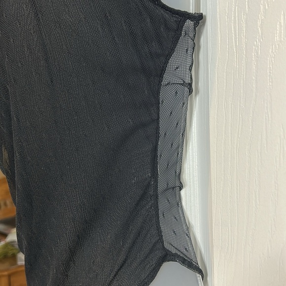 Forever 21 Black Lace Detail Bodysuit S New - Picture 4 of 9